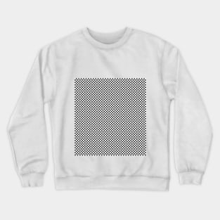 Small, black dots in flat rows Crewneck Sweatshirt